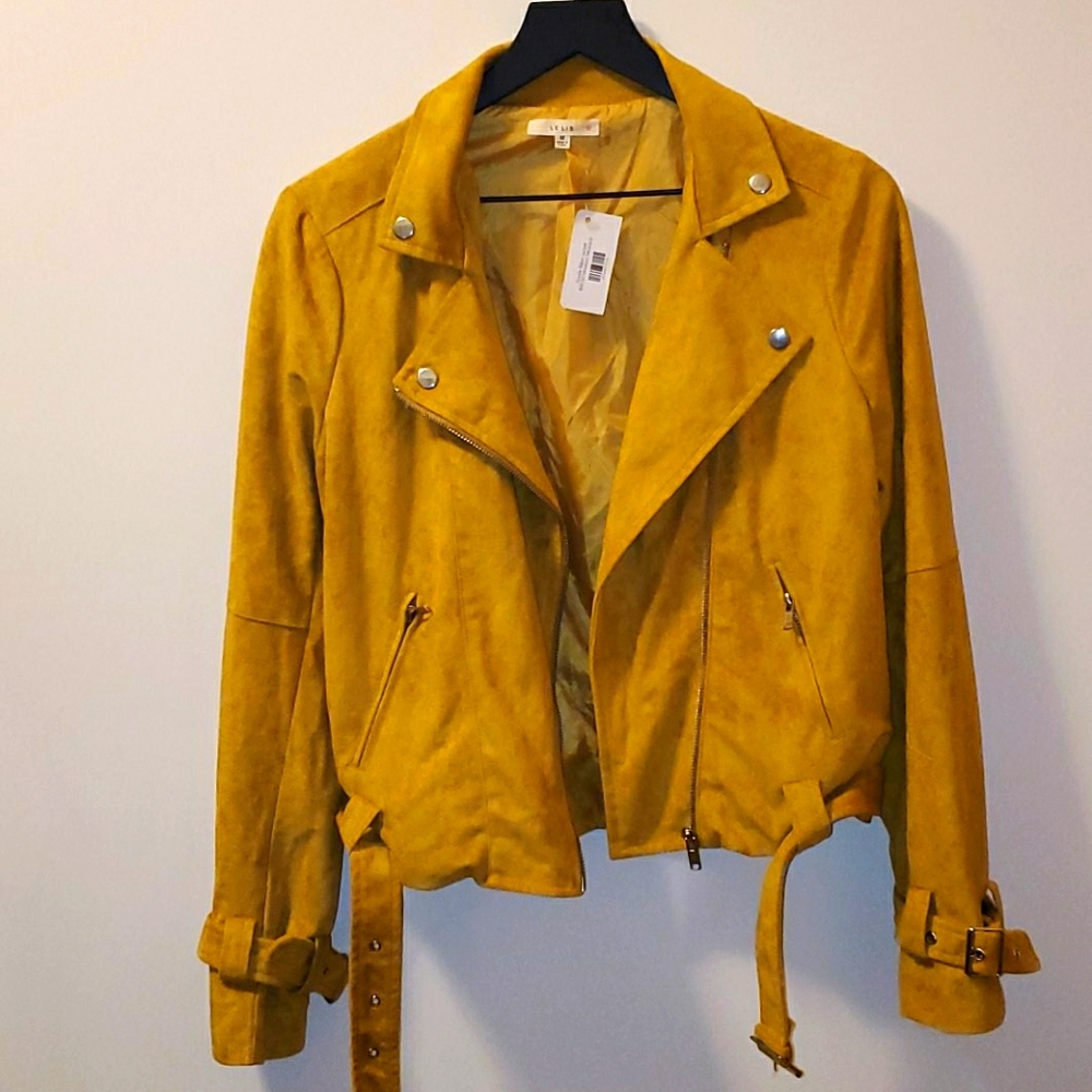 Suede Moto Jacket